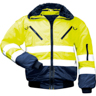 WD NORWAY-Pilotenjacke GUNNAR Gr.S fluoresz.gelb, marine abgesetzt #23648